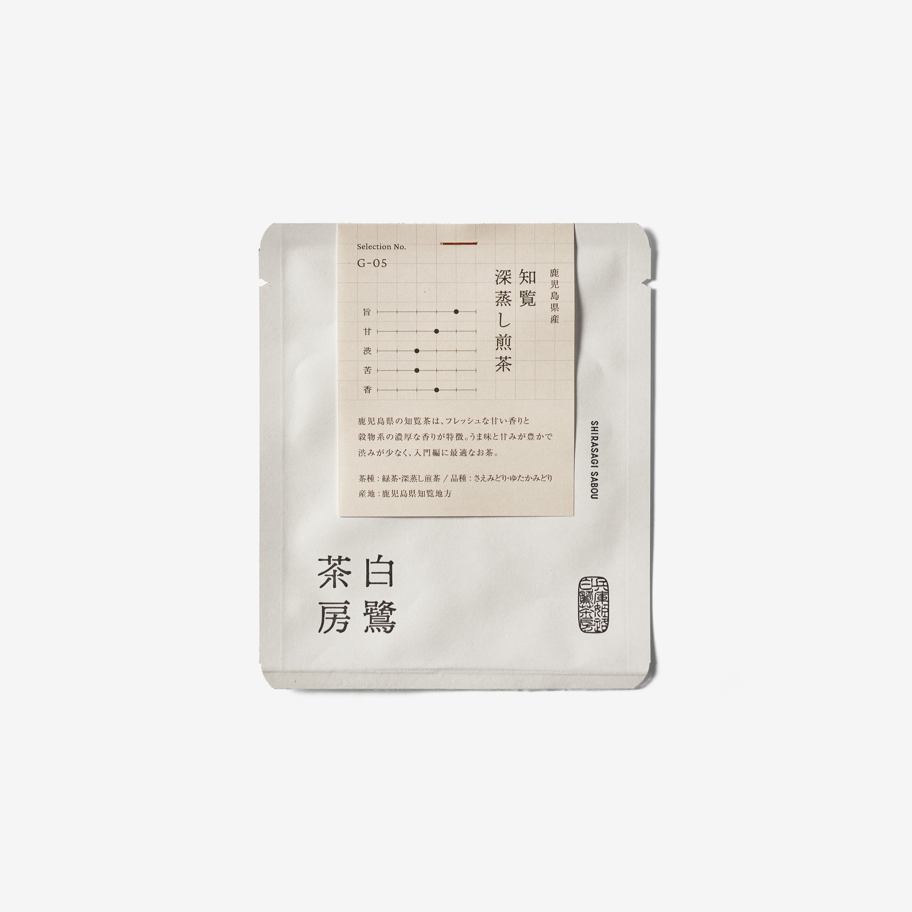Chiran / Fukamushi Sencha Teabags / 1pc